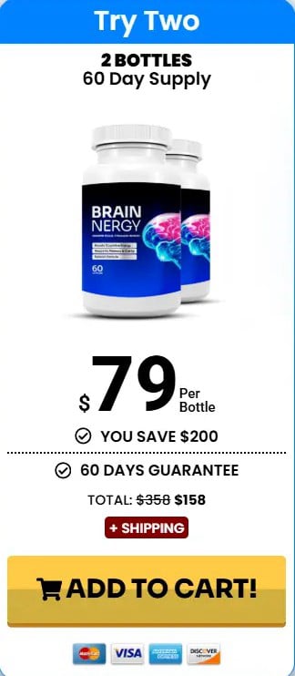 Brainergy 2 bottle price