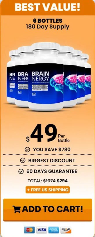 Brainergy price 6 bottle
